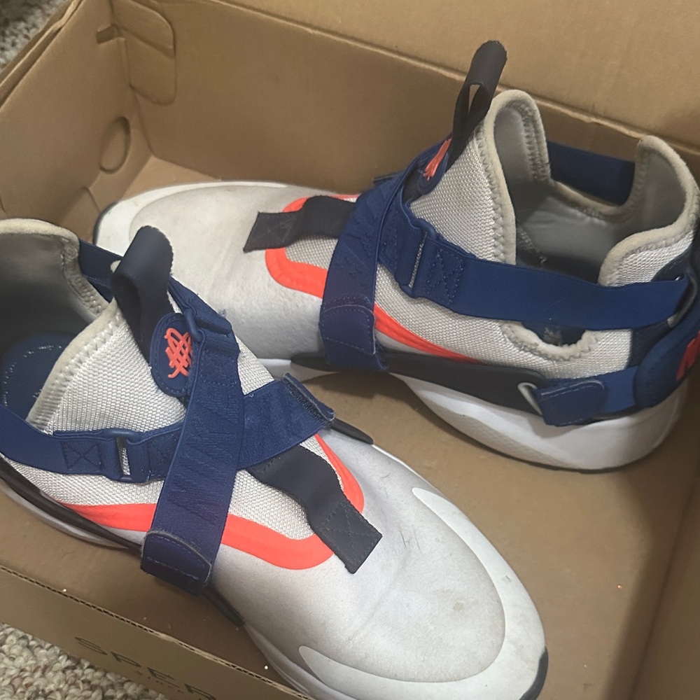 Nike Kids Sneakers with Blue and Orange Straps